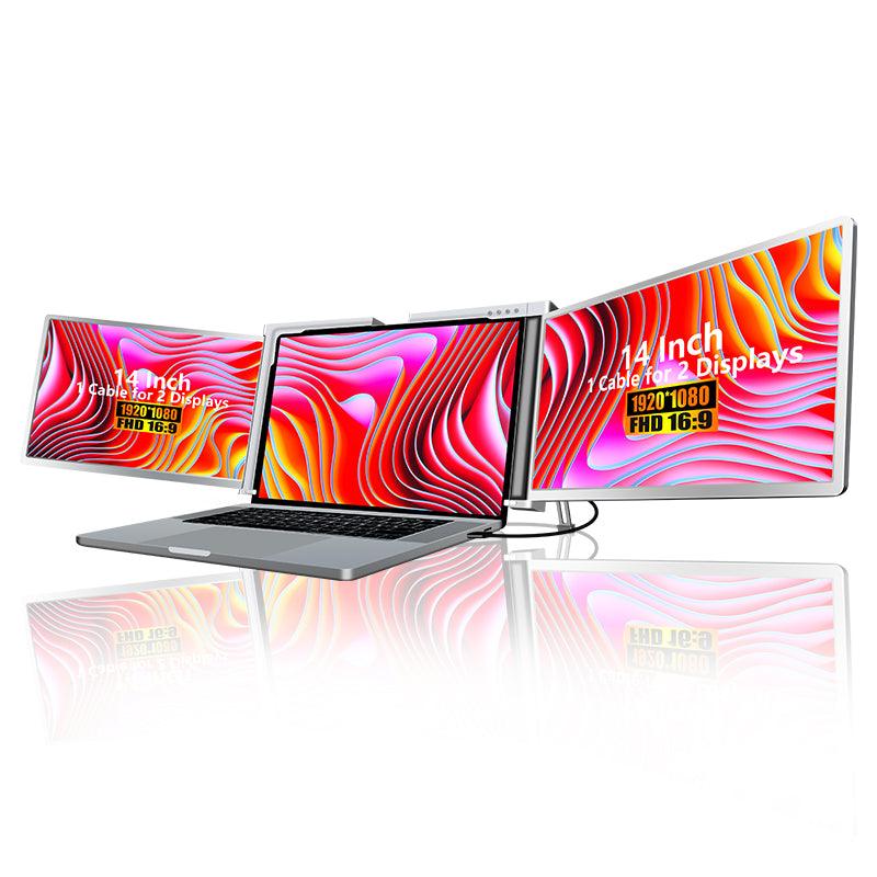 2023 portable 14 inch laptop triple screen laptop screen extender - Sterilamo