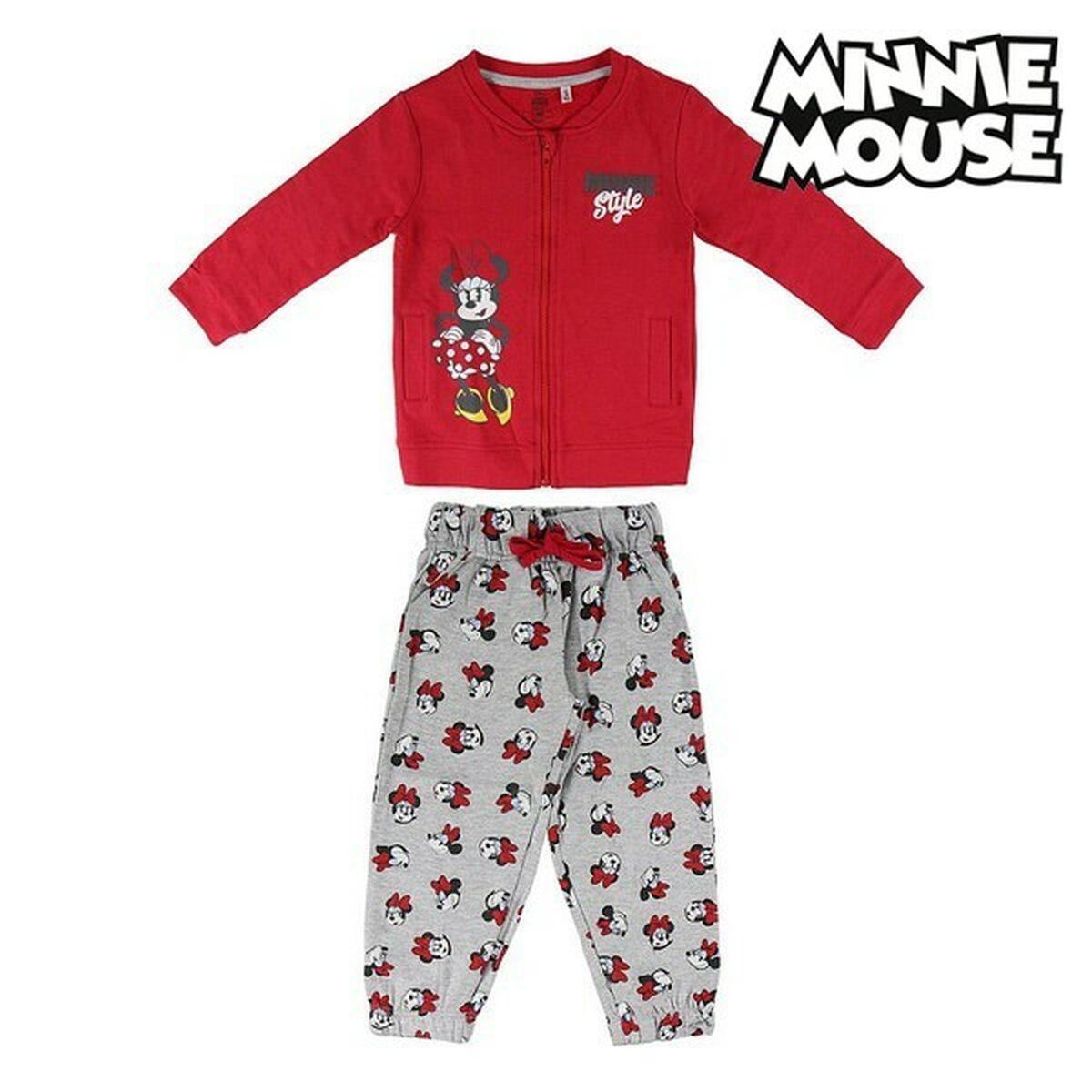 Children’s Tracksuit Minnie Mouse 74789 Red - Sterilamo