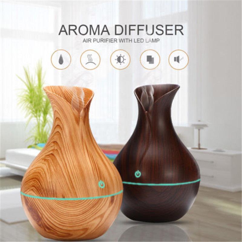Vase Shape Wood Grain Humidifier - Sterilamo