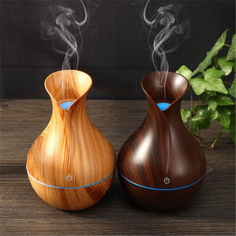 Vase Shape Wood Grain Humidifier - Sterilamo