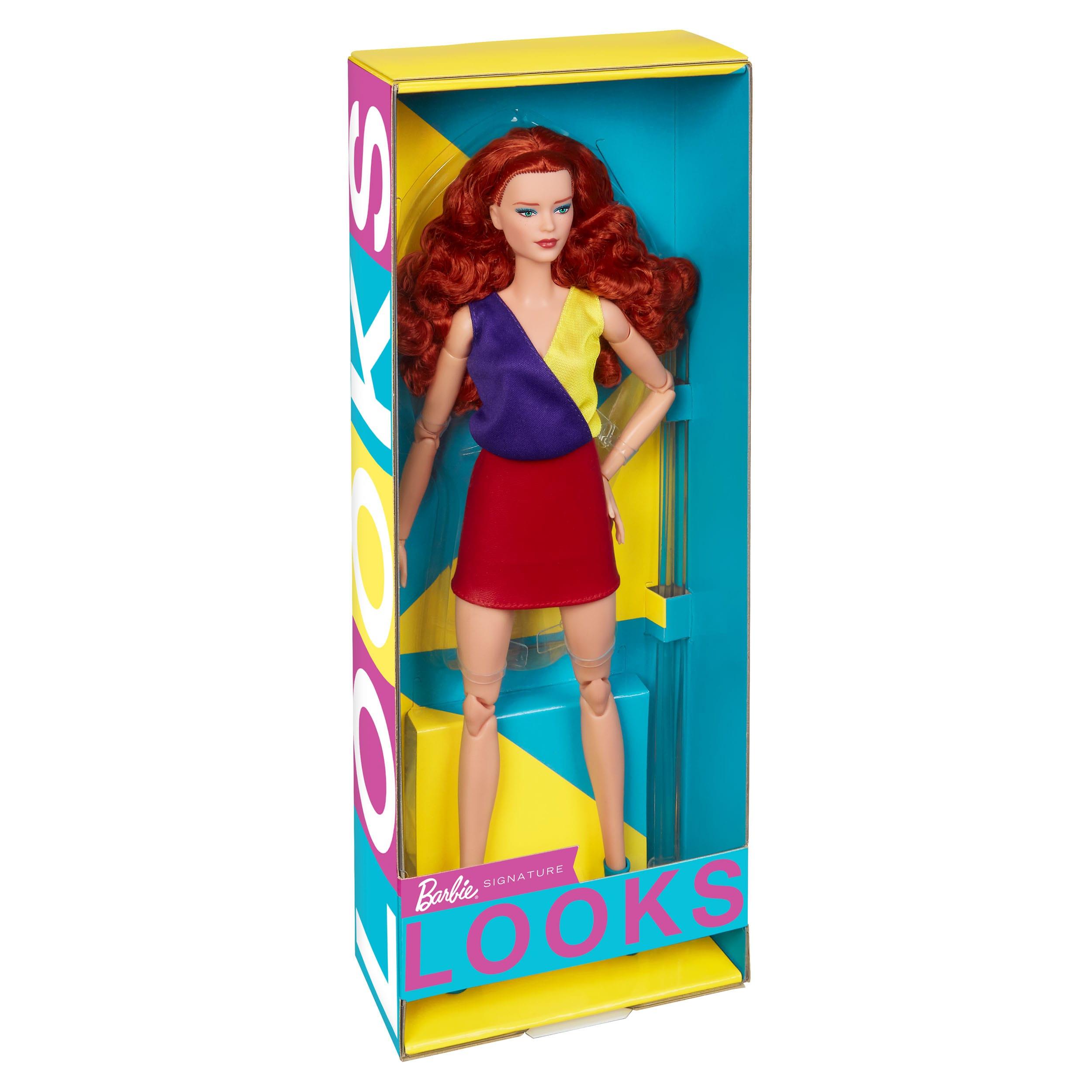 Barbie Signature Barbie Looks Puppe Model #13 Red Hair, Red Skirt - Sterilamo