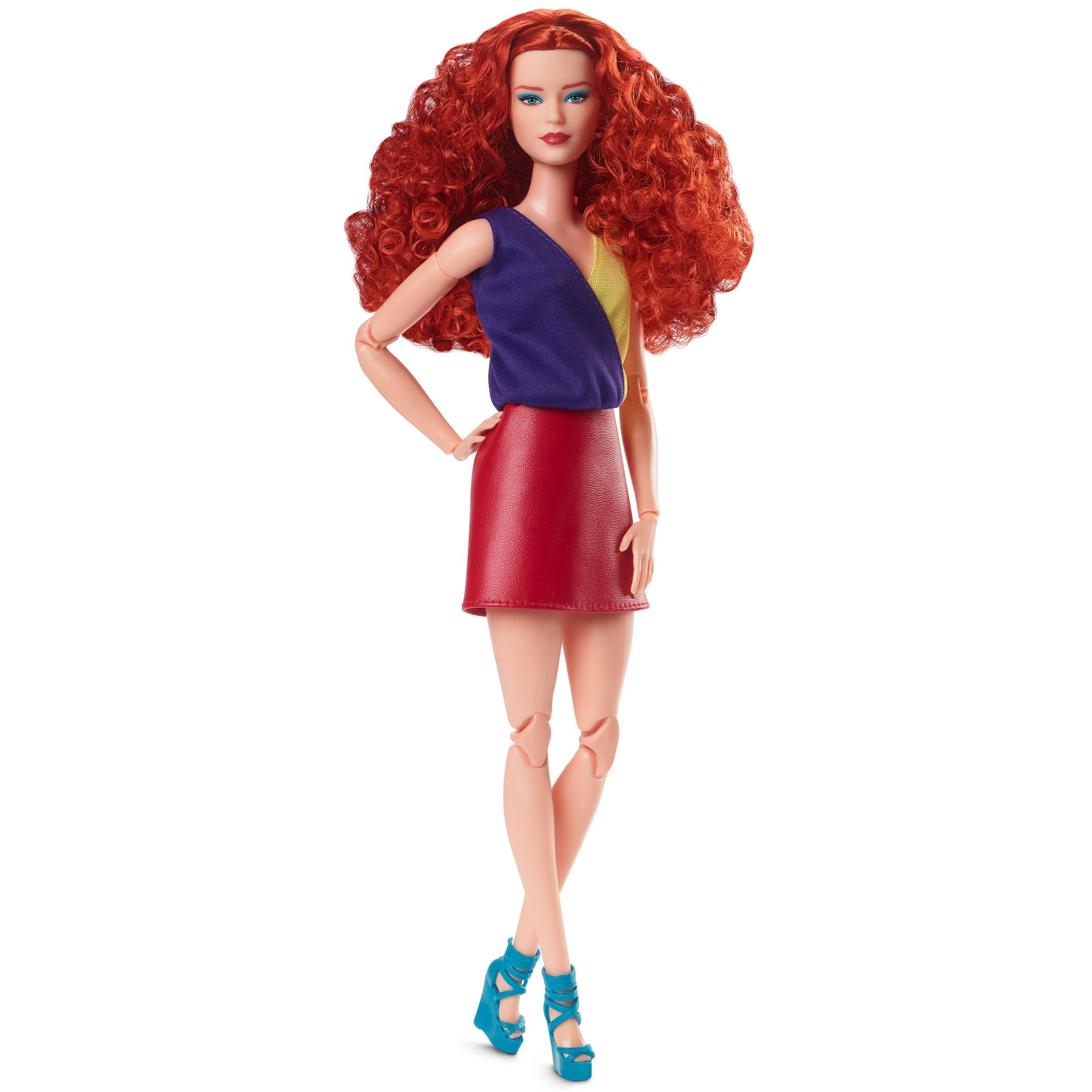 Barbie Signature Barbie Looks Puppe Model #13 Red Hair, Red Skirt - Sterilamo