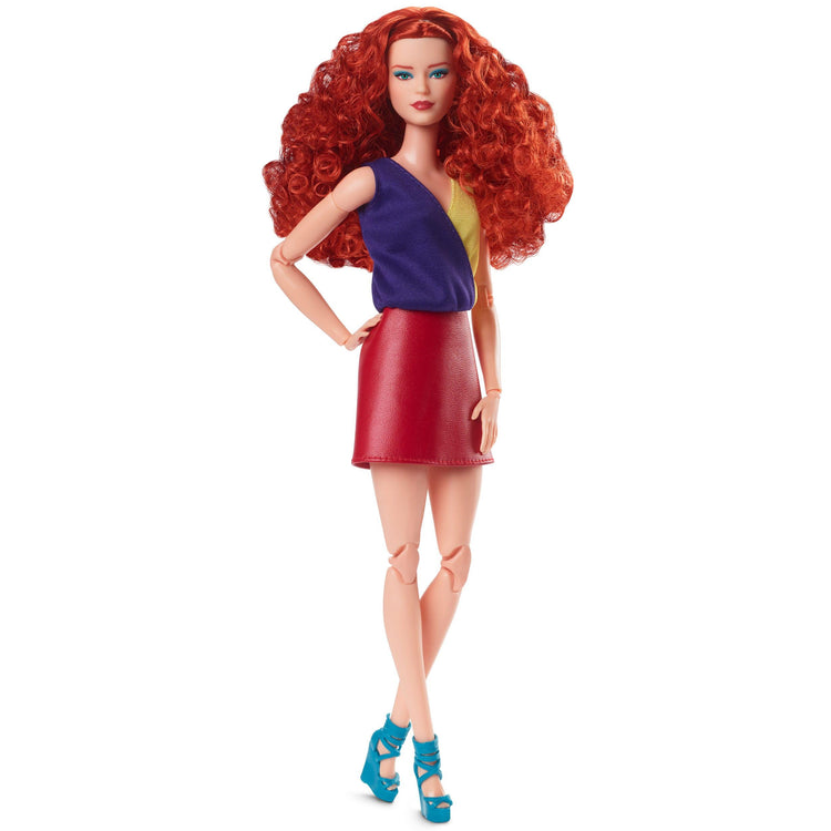 Barbie Signature Barbie Looks Puppe Model #13 Red Hair, Red Skirt - Sterilamo