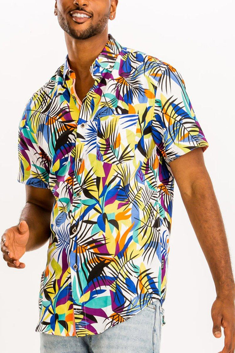 HAWAIIAN BUTTON DOWN SHIRT - Sterilamo
