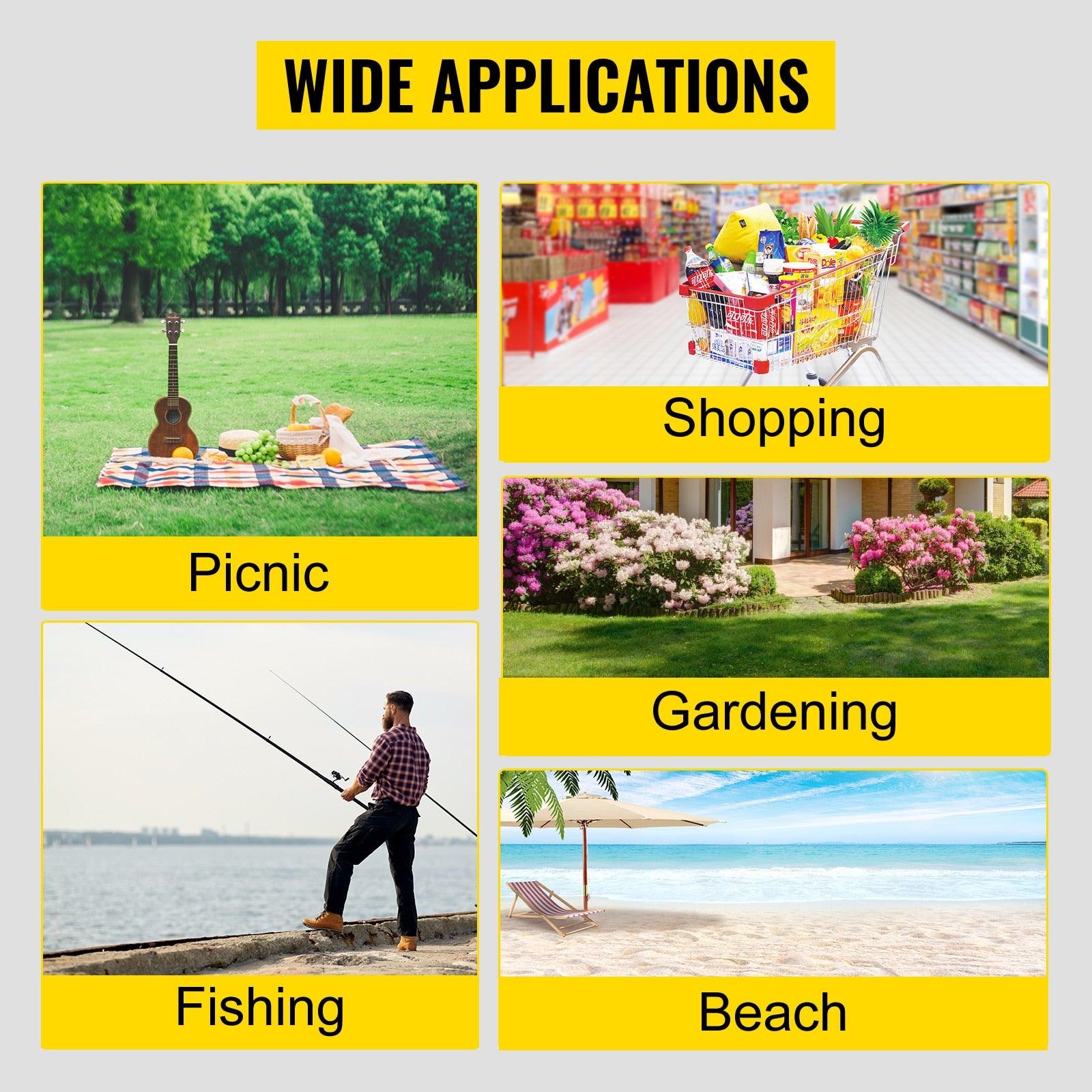 Trolley Folding Camping Wagon | Vevor Folding Wagon Cart | Folding - Sterilamo