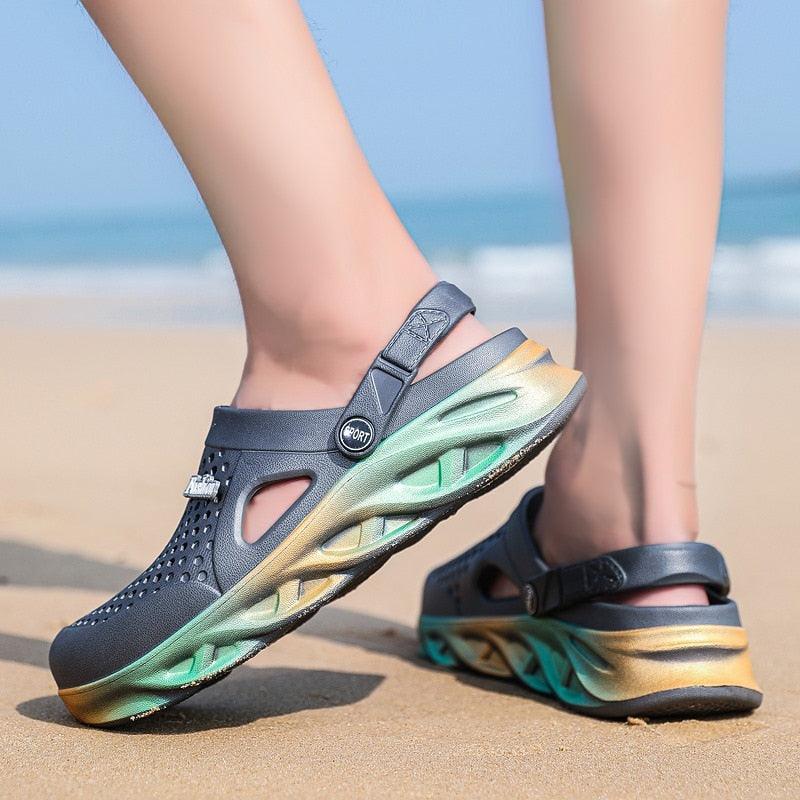 Colorful Beach Crocs - Sterilamo