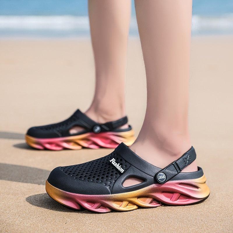 Colorful Beach Crocs - Sterilamo