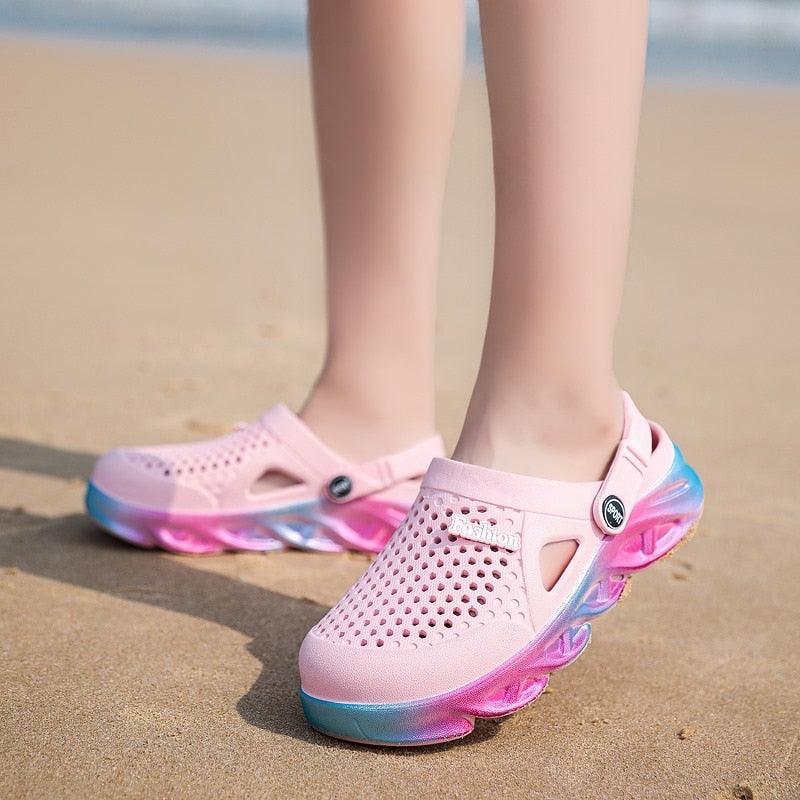 Colorful Beach Crocs - Sterilamo
