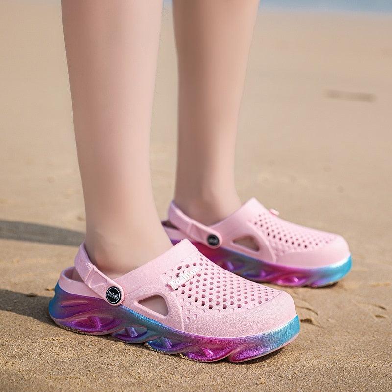 Colorful Beach Crocs - Sterilamo